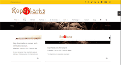 Desktop Screenshot of blogropemarks.com